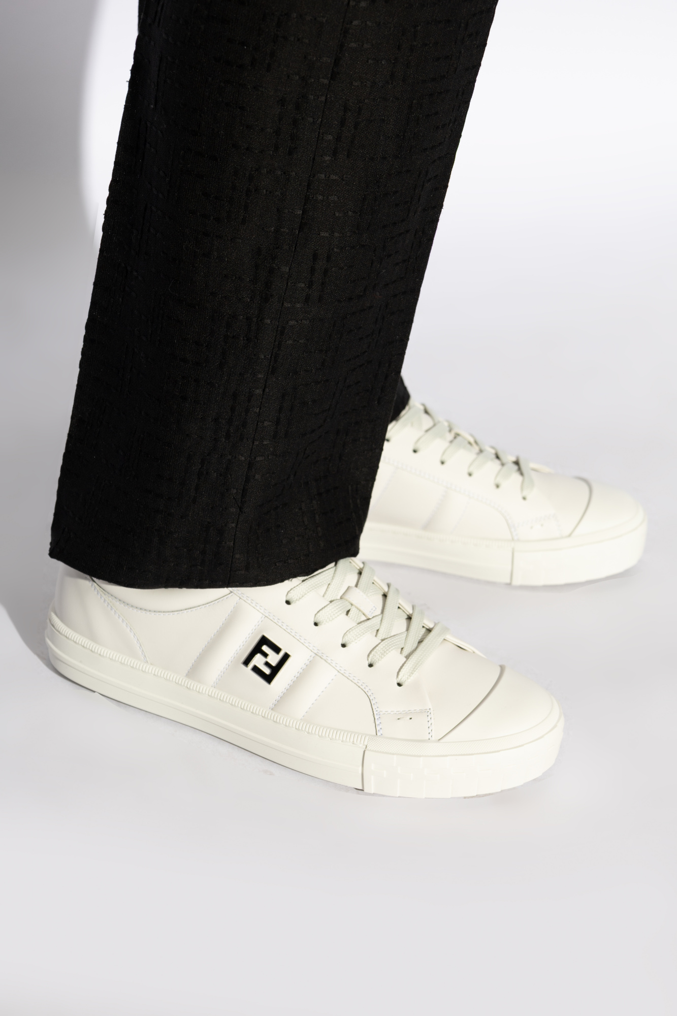 スニーカー FENDI SS25 DOMINO (7E1706NA7 F06O6) Domino sneakers Leather White | Fendi
